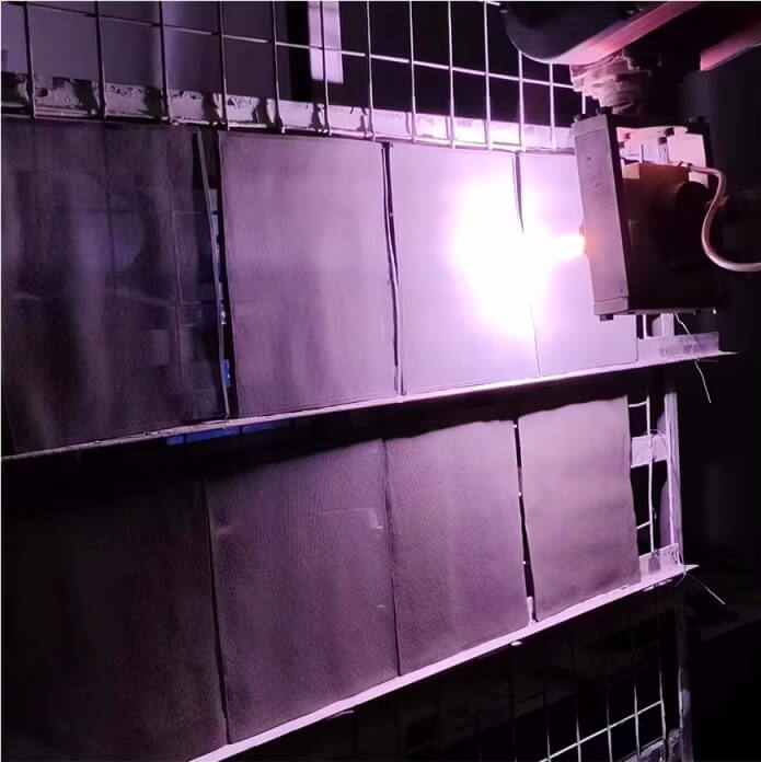 plasma spraying nickel mesh